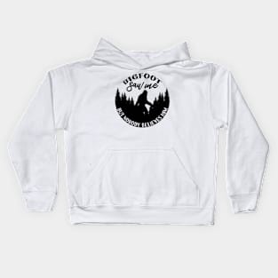 Bigfoot Silhouette Kids Hoodie